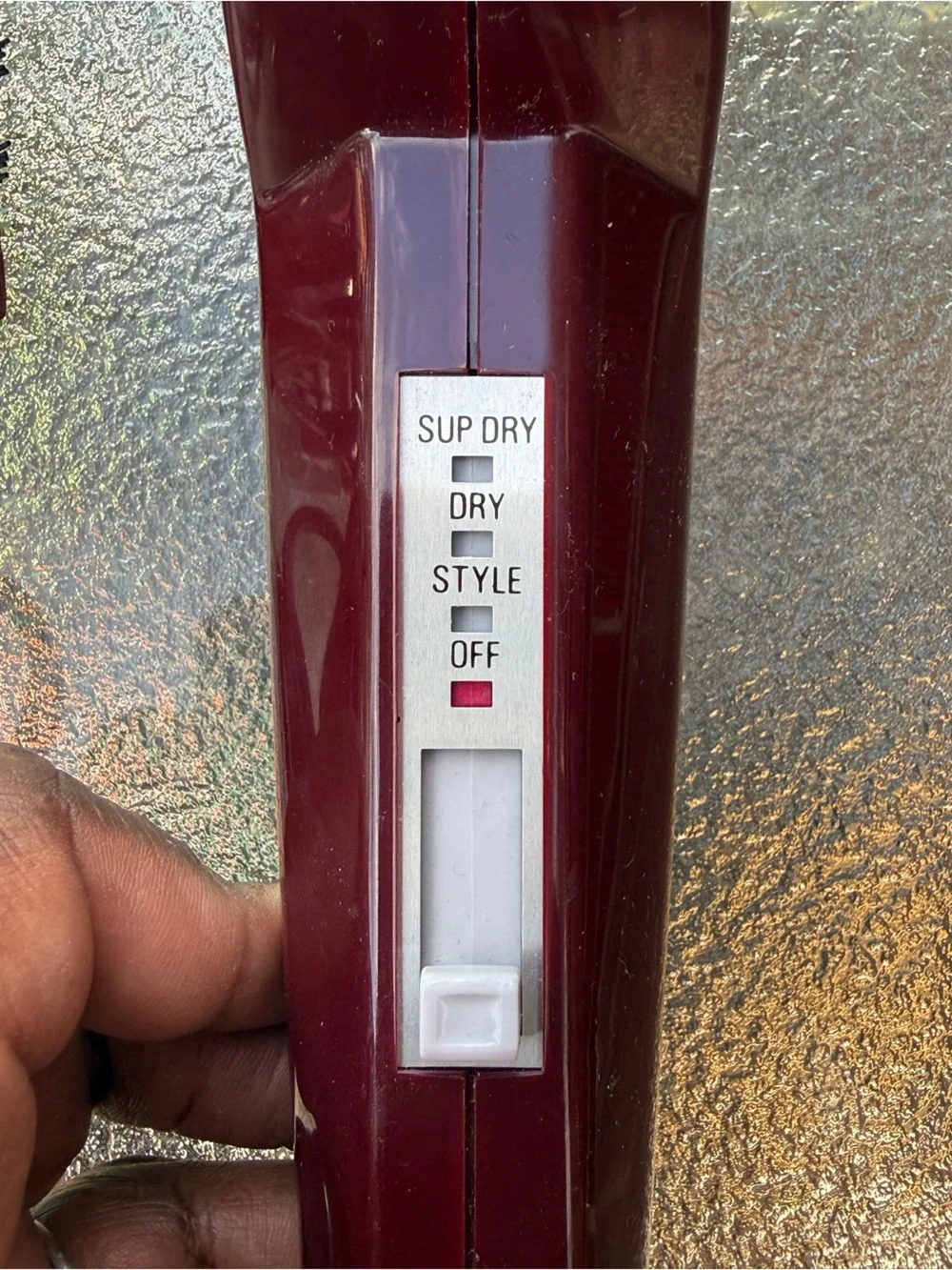 chic Burgundy 1200 Multi-Attachment Hot Air Styler